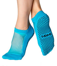 Load image into Gallery viewer, Shashi Pilates Grip Socks in the Blue Sky Classic design:
