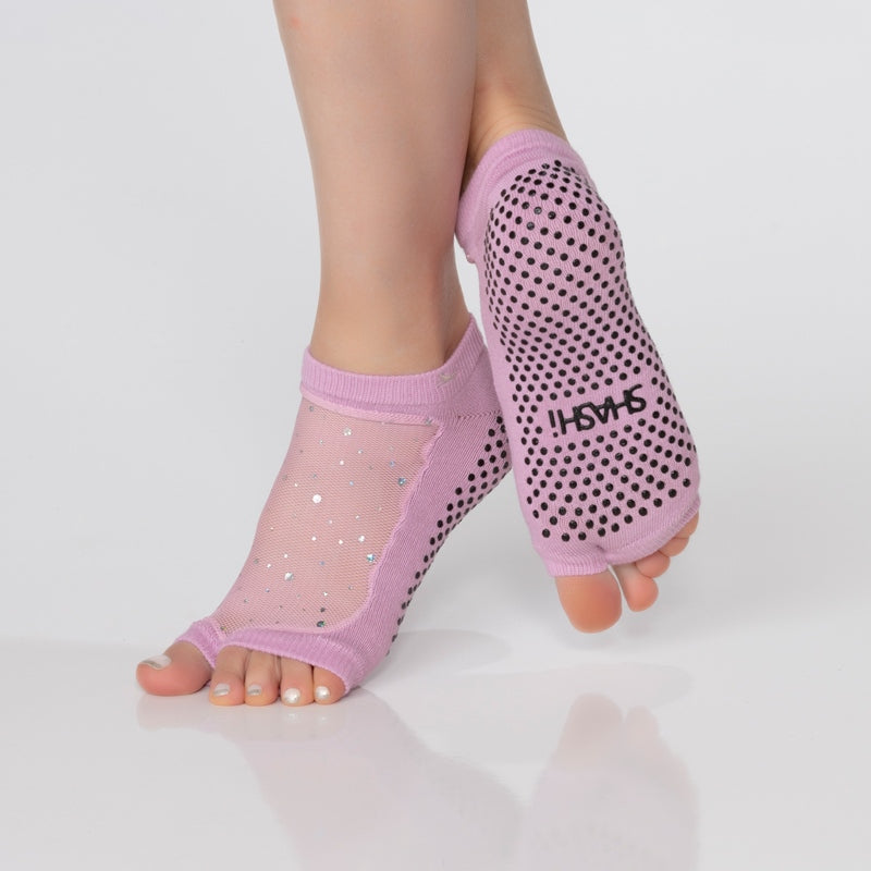 SHASHI CLASSIC Woman's Open Toe Mesh Top Grip Socks